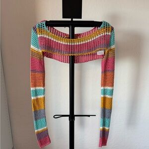 Urban Outfitters Multicolor Knit Swim Coverup